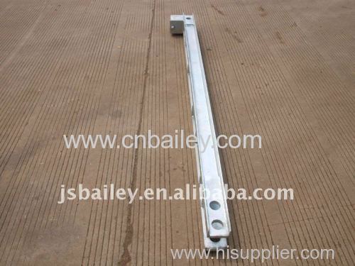 bailey bridge parts-End Post(Male&Female) galvanized HD200 manufacturer