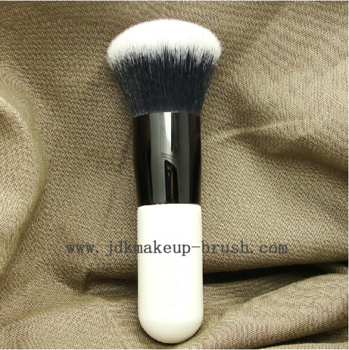 Black and white makeup powder brush