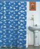 PEVA Shower Curtain polyester bathroom shower curtain / durable textile shower curtain