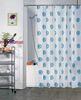 PEVA Shower Curtain polyester bathroom shower curtain / durable textile shower curtain