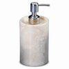 Champagne Marble Liquid Soap Dispenser with Polished Surface, Won't Absorb Moisture