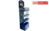 Professional Corrugated Cardboard Floor Display Stand With Shelves