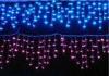Red / Bule LED Icicle Light Outdoor Low Power LED Strip Light Epistar Chip
