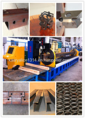 cnc metal plasma/flame pipe cutting machine