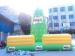 Green Inflatable Rock Climbing Wall Outdoor , Blow Up Rock Climbing Wall