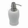 Ceramic Liquid Soap Dispenser, Double Rings Collection Easy to clean