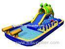 2014 Newest Inflatable Water Park With Caterpillar Tunnel