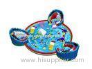 Commercial Inflatable Water Park WithThree Slide Bouncers