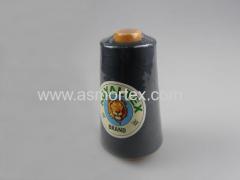 Polyester industrial sewing thread