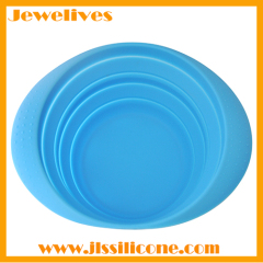 Silicone folding pet travel bowl china