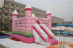2024 indoor China playground Wholesale customized large white inflatable bounce house inflatable bouncer with slide