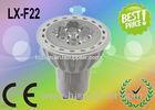 High Power 3W GU10 Dimmable LED Spotlight 6000K Cold White Shop Lighting , Ceramic Body