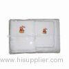 Bath towel set in white color with embroidery, various colors and sizes are available