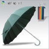 Manual Open Straight Umbrellas Aluminum Shaft and Handle Pongee Fabric Super Light 190T Pongee