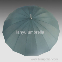 Manual Open Straight Umbrellas Aluminum Shaft and Handle Pongee Fabric Super Light 190T Pongee