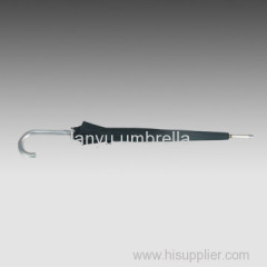 Manual Open Straight Umbrellas Aluminum Shaft and Handle Pongee Fabric Super Light 190T Pongee