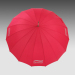 Straight Automatic Open Umbrellas Various Logos Aluminum Shaft and Handle 190T Pongee Fabric