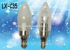 80 CRI Energy Saving LED Candle Light Bulb 2700K - 6500K For Crystal Light