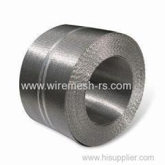 Stainless steel reversible dutch mesh belt
