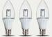 Hotel 3W 6W LED Candle Lamp 3000K Warm White E27 LED Light Bulb 180 Degree