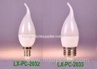 Energy Saving E14 3 Watt LED Candle Light Bulb Bridgelux Chip , PC Body