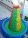Eco Friendly PVC Inflatable Mountain Rock Climbing Wall For Amusement Park