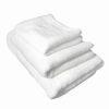 Cotton Bath Towels in White color. Made of 100% Cotton, Suitable for Hotel and Spa