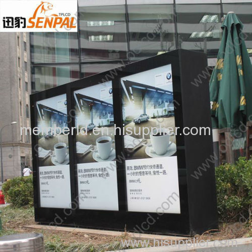 55'' sun readable display big outdoor advertising lcd