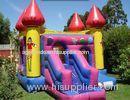 Family Inflatable Bouncy Castle , Mini Happy Birthday Bouncy Castles