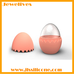 2014 cute Silicone ice ball tray egg shape