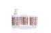 Fashion 4PCs Decorative Bathroom Sets with Stainless Steel for 5 star hotel