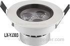 70mm High Lumen Recessed LED Spotlight 3*1W Under Cabinet Lighting