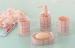 Household PP Plastic Lime Orange Color Bathroom Accessories with Stainless Steel