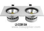 Two Head COB LED Recessed Ceiling Light 3W 5W Cold White 50000h Long Life