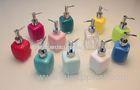 Colorful BPA Free Plastic With Steel Bathroom Sets Soap Pump Dispenser