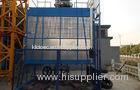 Safety Rack and Pinion Hoist for Construction Material and Personal , Single Lifting Cage