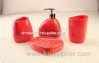 Irregular Fashion Watermelon Red Bathroom Set complete Bath Accessory Sets