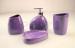 Hotel modern Purple Plastic Bathroom Accessories Tooth Brush Holder
