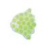 Fish Shape Mini Small PVC Bath Mat Anti slip in Green for washroom