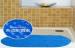 Dark Blue nonslip Plastic bathtub mat modern small bath mat for kids , 39*69cm