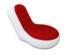 Light Weight 0.6mm Pvc Tarpaulin Inflatable Chair Sofa With Red And White Color