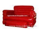 Home Red Pvc Tarpaulin Folded Inflatables Furniture Couch Sofa For Living Room