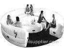 12ft Diameter Round Shape Inflatable Sofa For Meeting With White Color