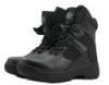 Breathable Waterproof Leather Military Climbing Boots With Rubber Toe