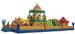 Fire Retardant Childrens Inflatable Bouncy Cat Castle for Playground