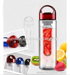 BPA free tritan Infuser Fruit water bottle wholesaler , water bottle trade agent