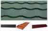 Arc / Roman Colorful Stone Coated Metal Roofing Tile , decorative Exterior roof Tiles