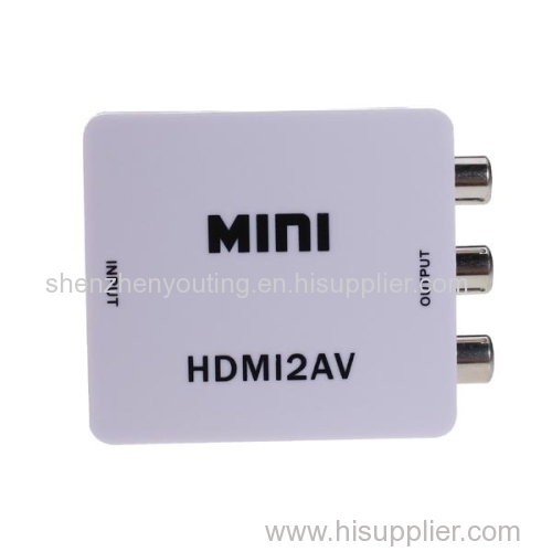 MINI HDMI to AV video converter HDMI1.3