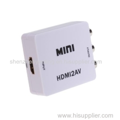 MINI household HDMI to AV converter support DVI system sideline signal HDMI AV converter HDMI to CVBS Audio converter