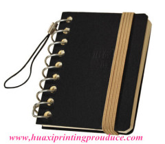 loose leaf cardboard black notebooks